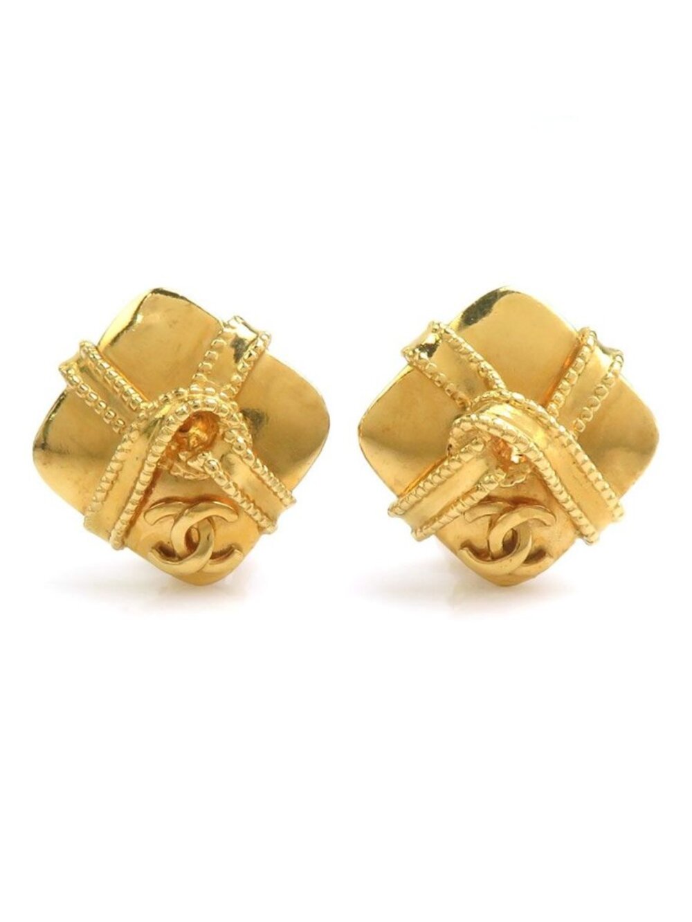 Chanel Earrings CC Logo